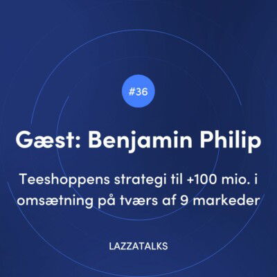 LAZZATALKS - Teeshoppens strategi til +100 millioner i omsætning på tværs af 9 markeder