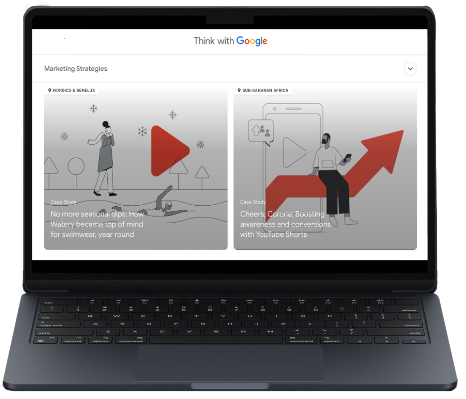 Officiel YouTube Ads case mellem LAZZAWEB, watery & Google