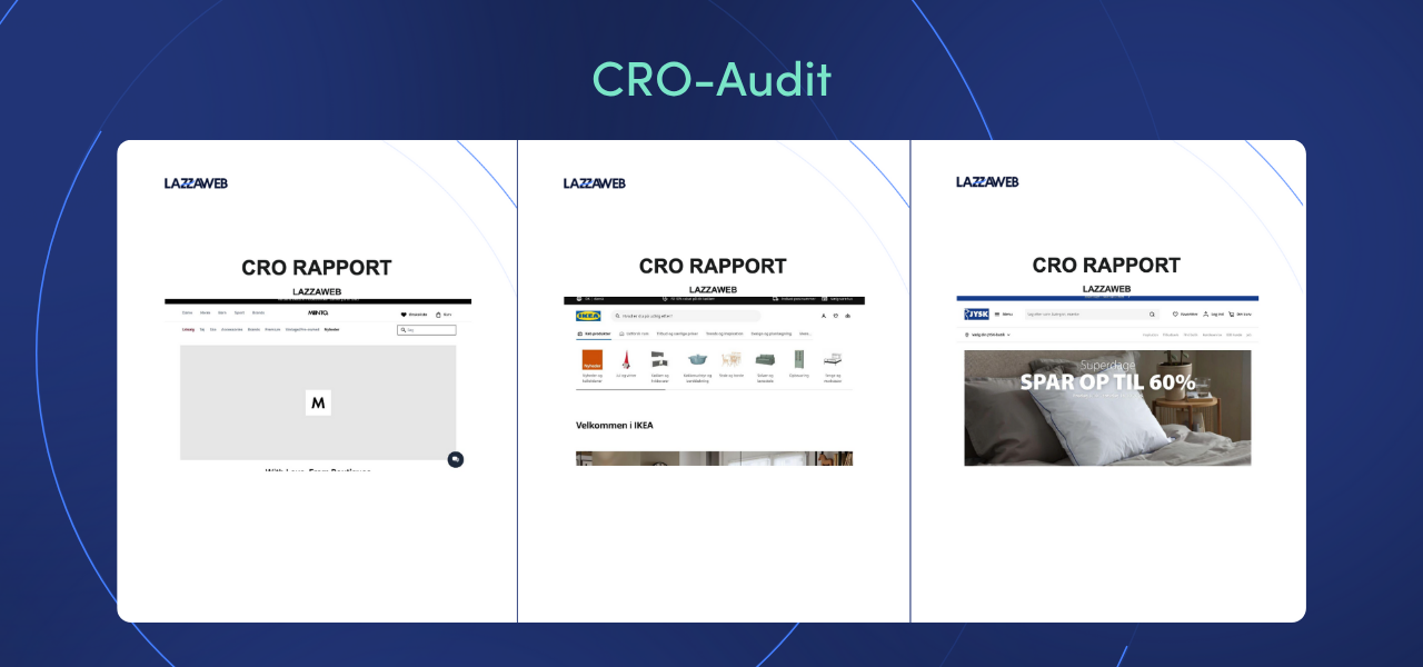 Få en gratis CRO analyse